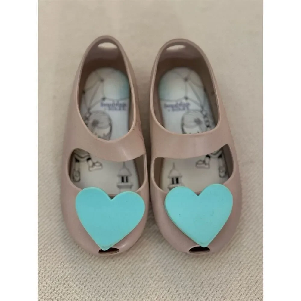 Baubles and Soles® Kaia Heart cute Kawaii Interchangeable‎ Shoes Flats